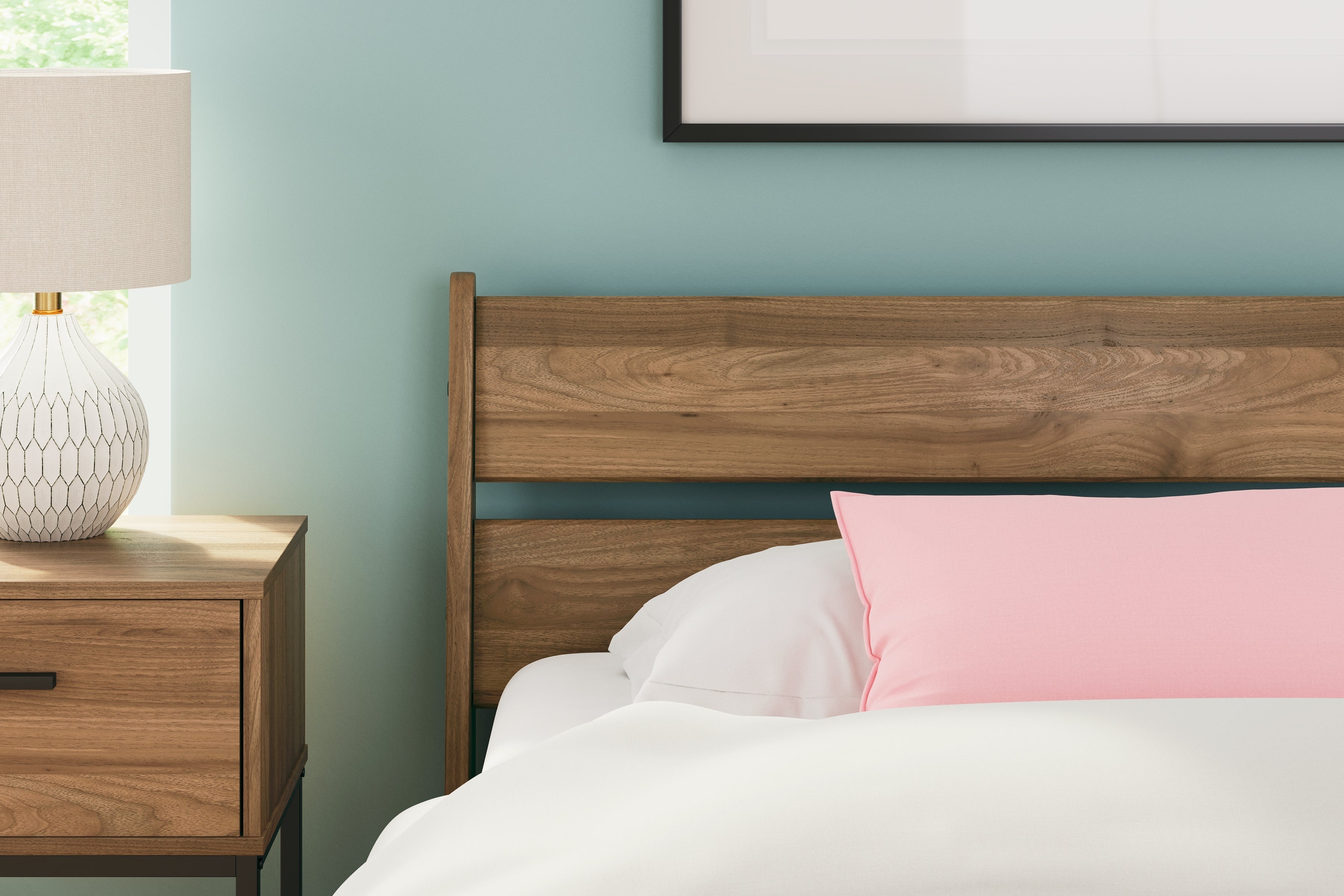 Deanlow Honey Twin Platform Panel Youth Bed