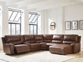 DeepWakes Canyon 6-Piece Power Reclining Sectional with Right Chaise