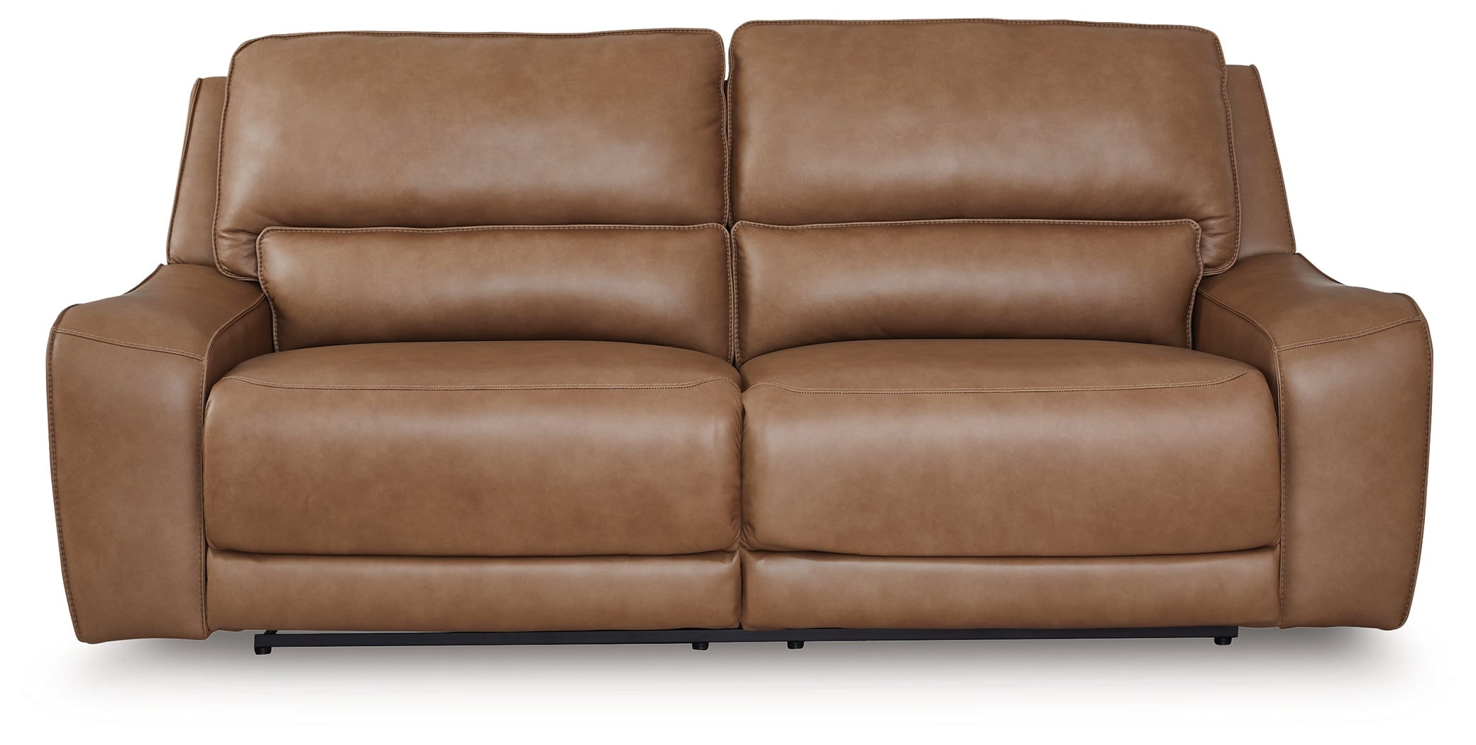 DeepWakes Caramel 2 Seat Power Reclining Sofa ADJ HDREST