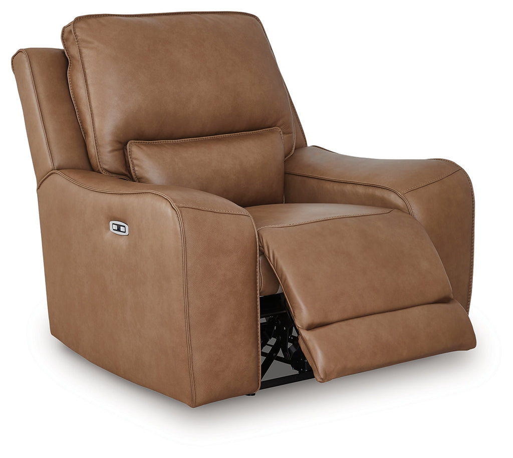 DeepWakes Caramel Power Recliner/ADJ Headrest