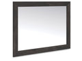 Delmorta Dark Gray Bedroom Mirror