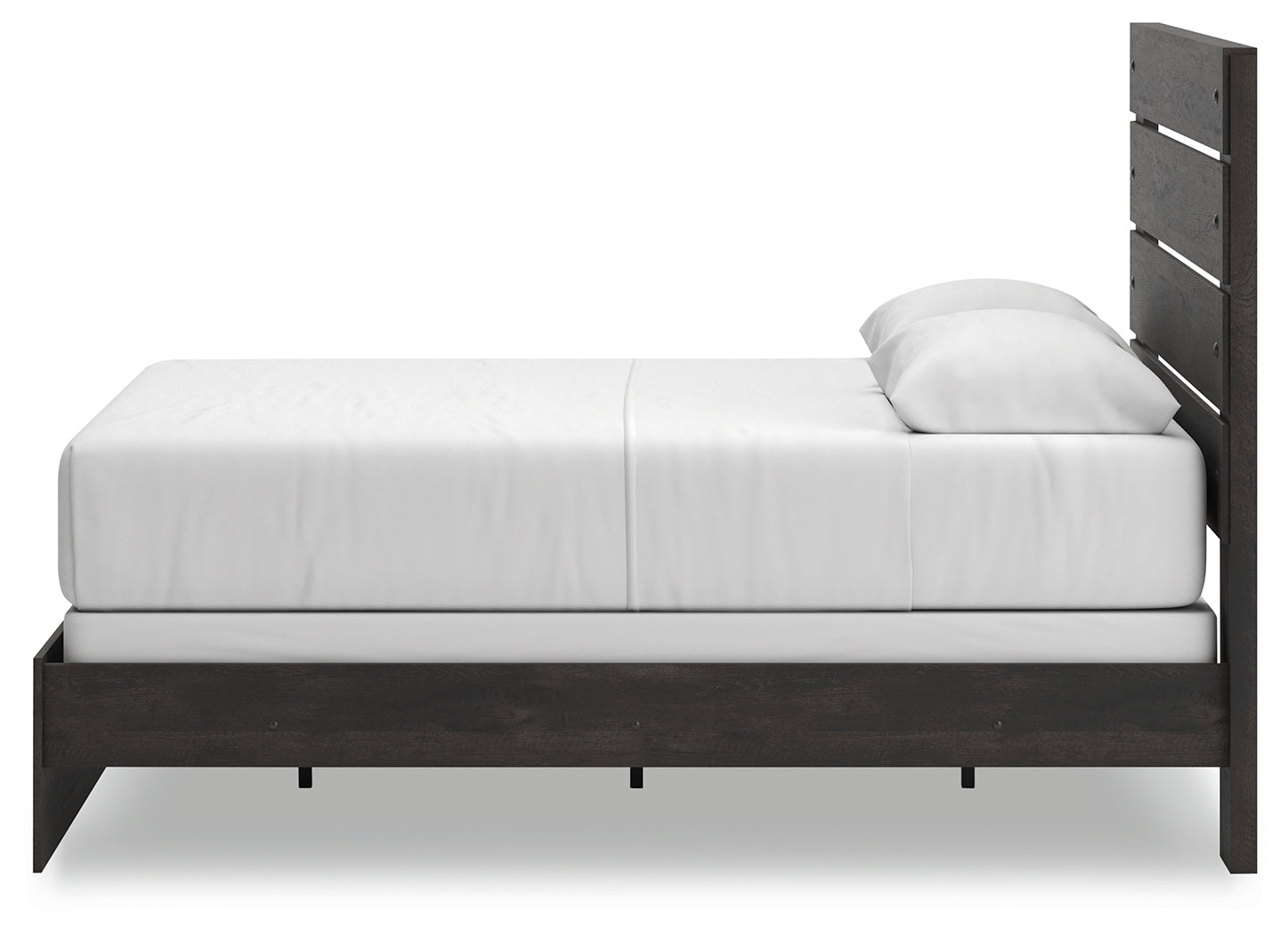 Delmorta Dark Gray Queen Panel Bed