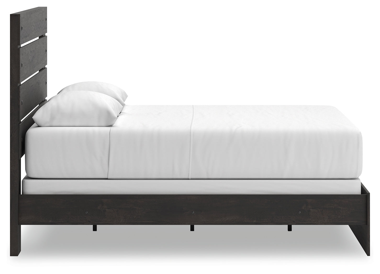 Delmorta Dark Gray Queen Panel Bed