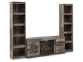 Derekson Multi 3 Pc Entertainment Center, Gray