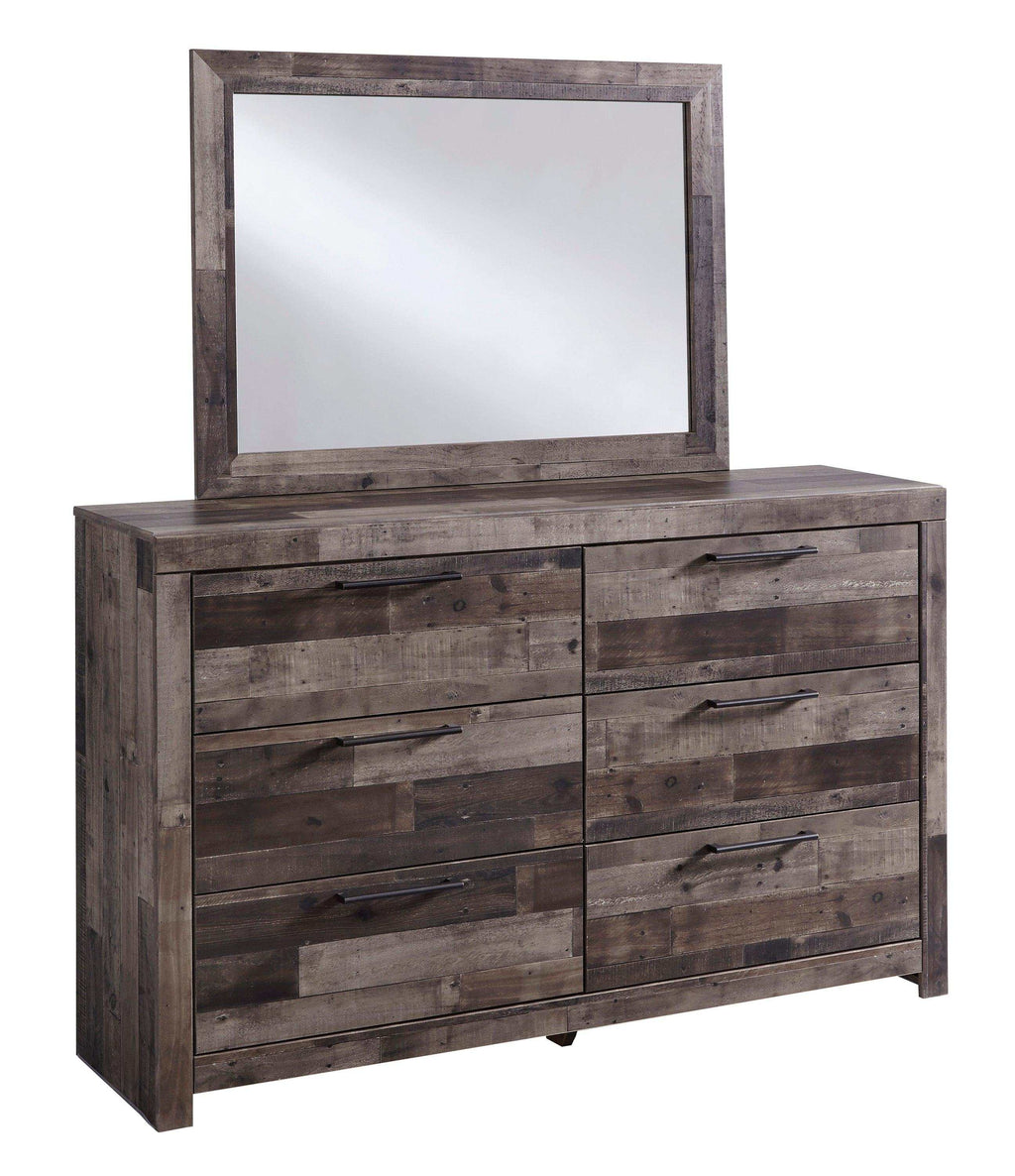 Derekson Multi Gray Dresser & Mirror
