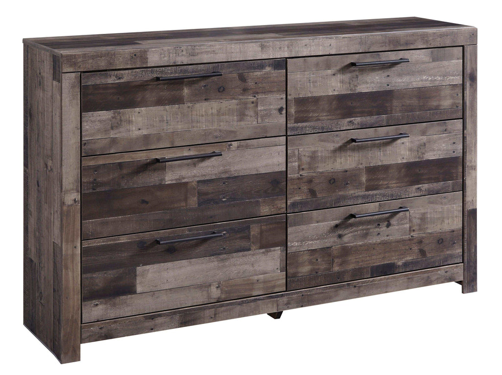 Derekson Multi Gray Dresser & Mirror