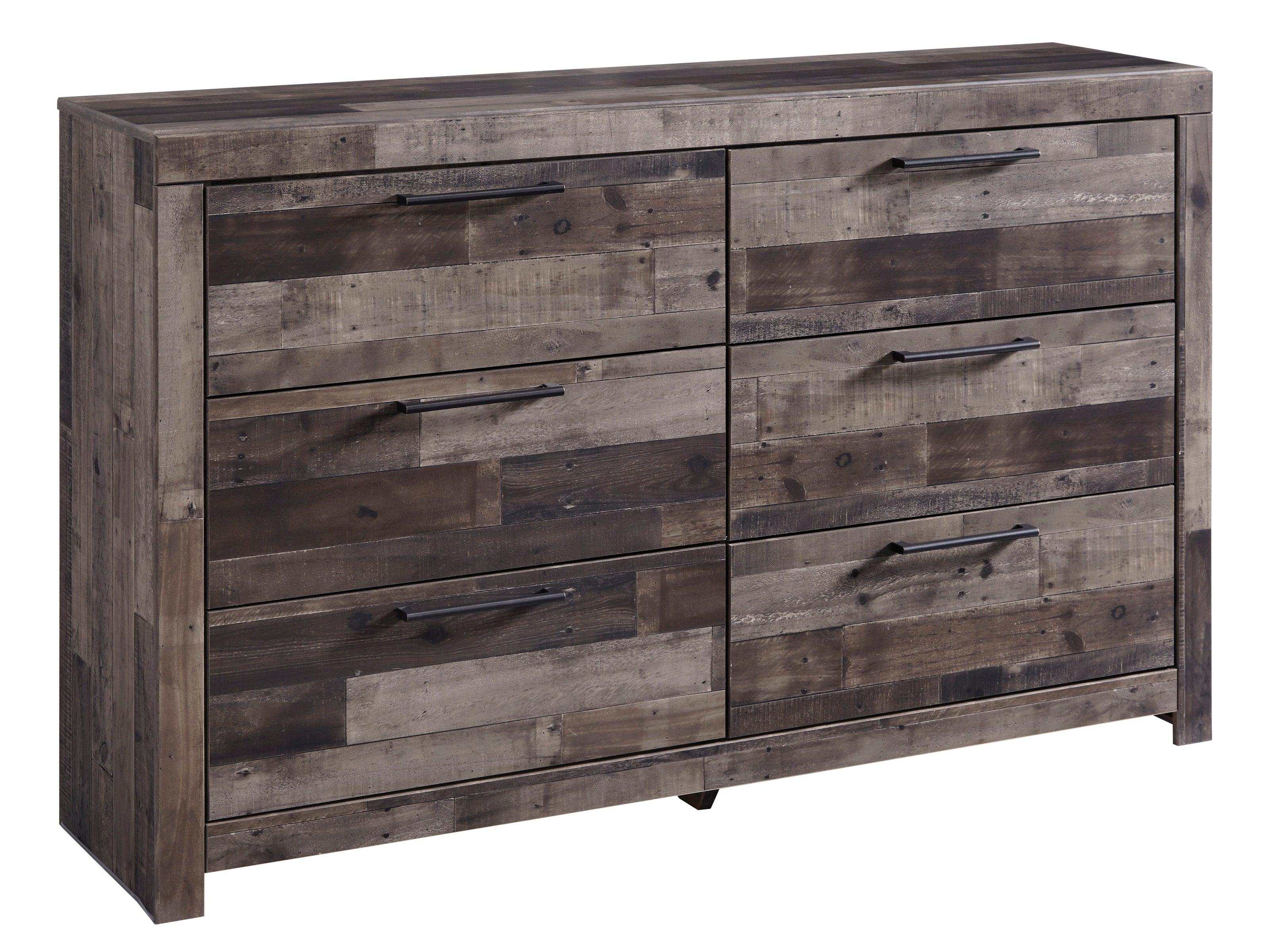 Derekson Multi Gray Dresser & Mirror