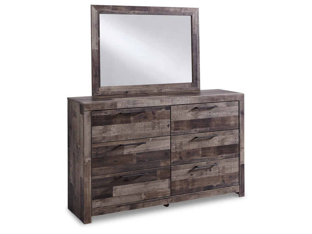 Derekson Multi Full Panel Bedroom Set, Gray