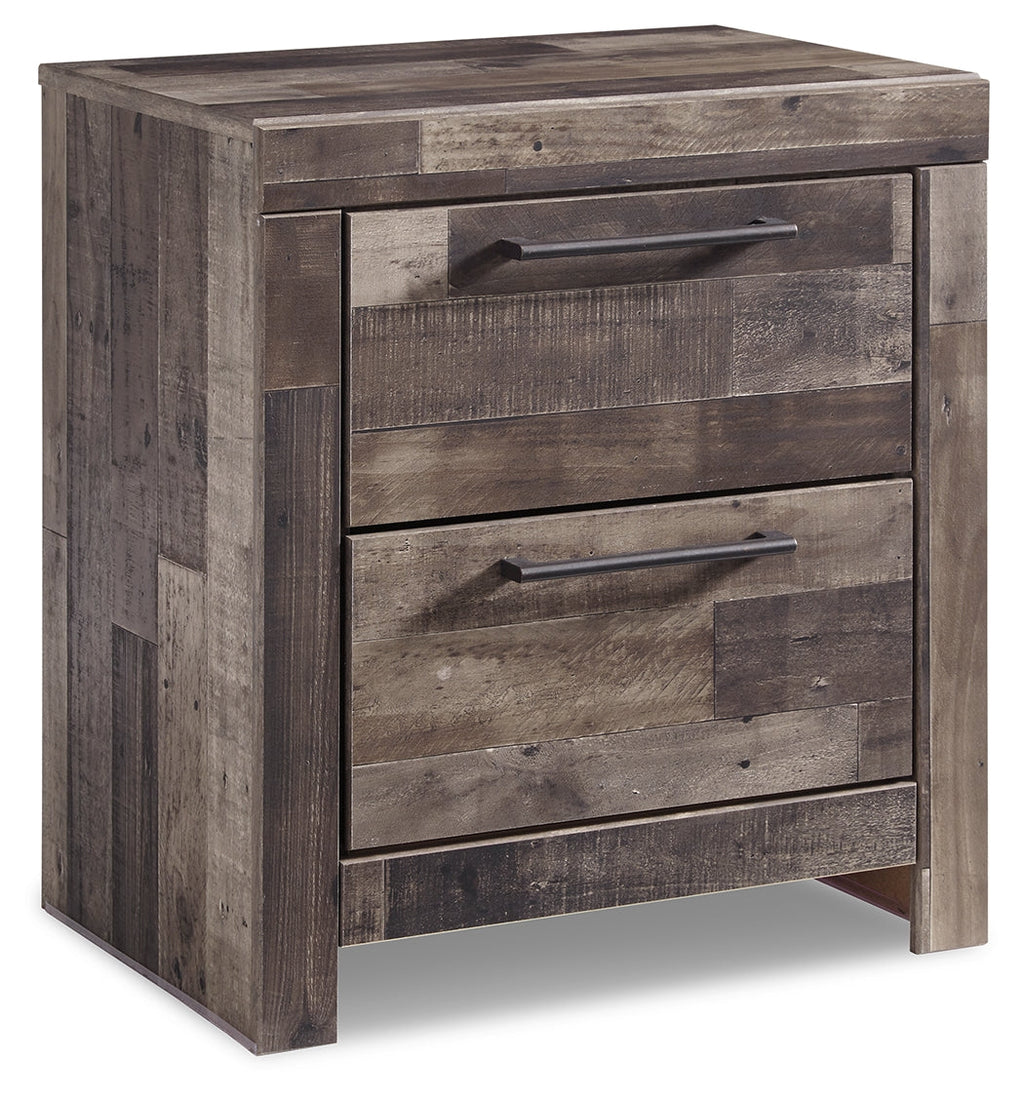 Derekson Multi King Panel Storage Bedroom Set, Gray
