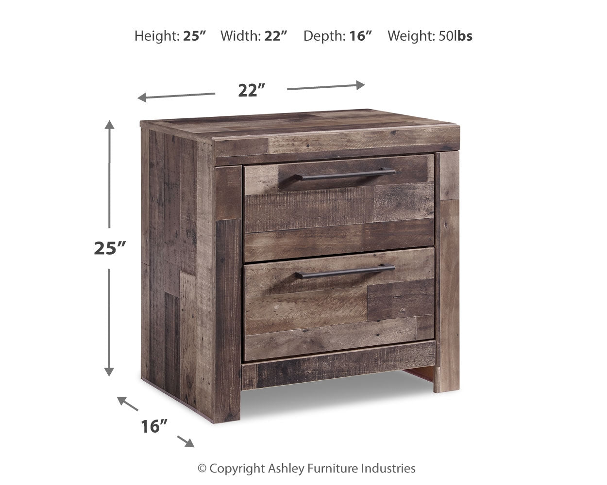 Derekson Multi King Panel Storage Bedroom Set, Gray