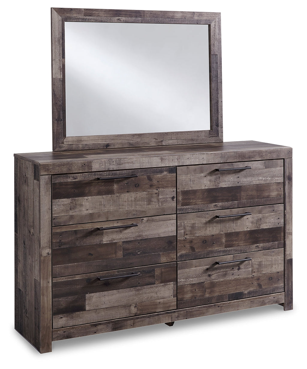 Derekson Multi King Panel Storage Bedroom Set, Gray