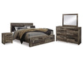 Derekson Multi King Storage Bedroom Set, Gray
