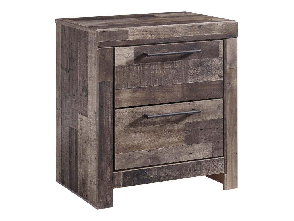 Derekson Multi Gray Queen Panel Bedroom Set / 4pc