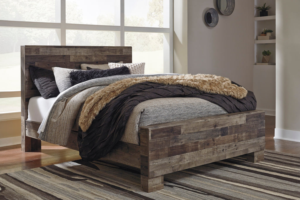 Derekson Multi Queen Panel Bedroom Set, Gray