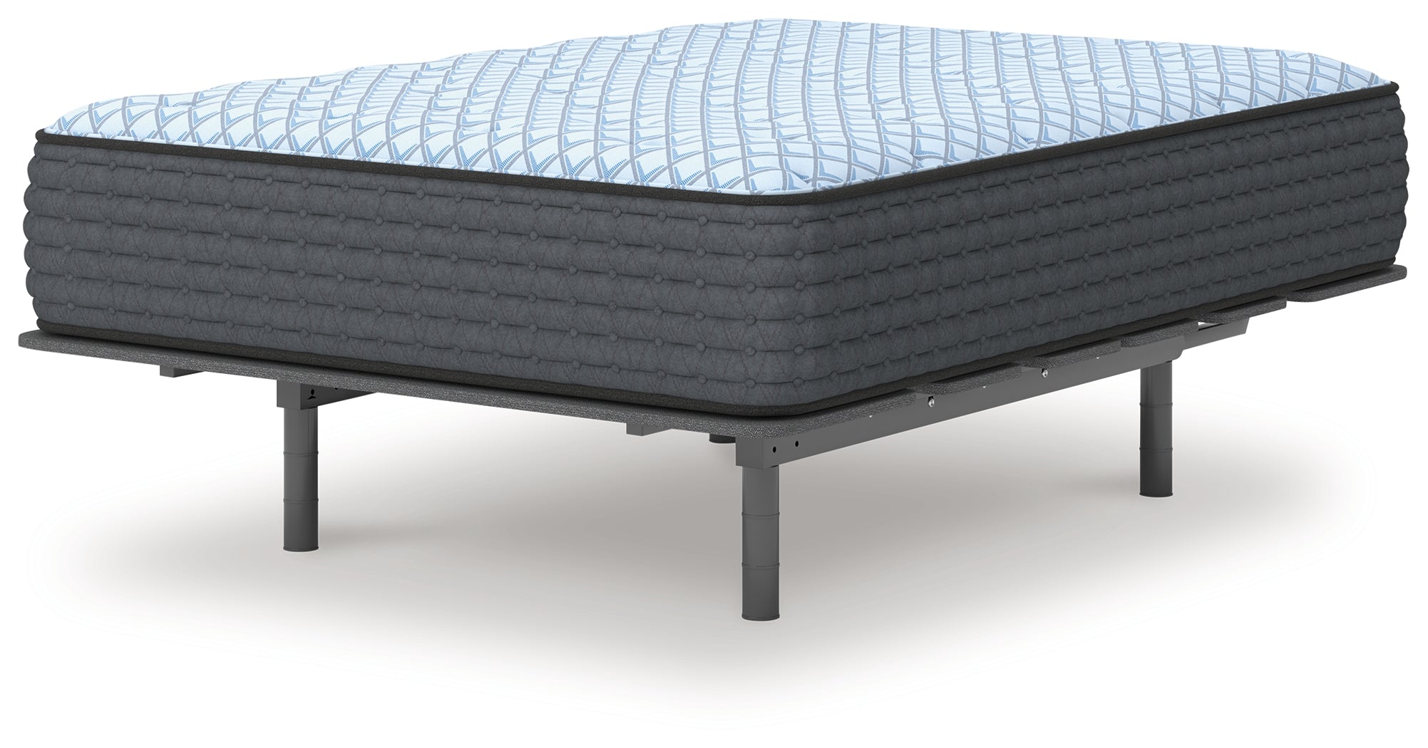 Destin Cove Plush Blue Hybrid Full Mattress