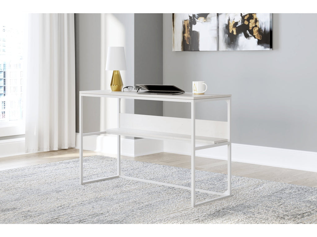 Deznee White Home Office Desk
