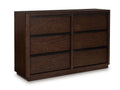 Dilenno Dark Brown Dresser