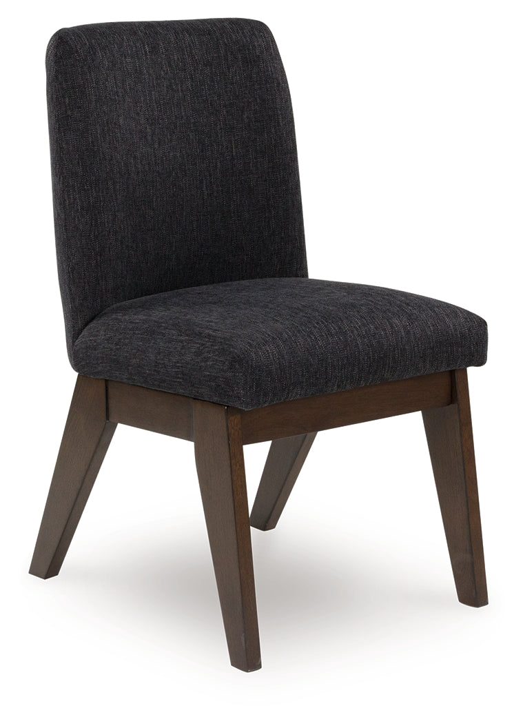 Dilenno Dark Brown Extension Dining Table and 6 Chairs