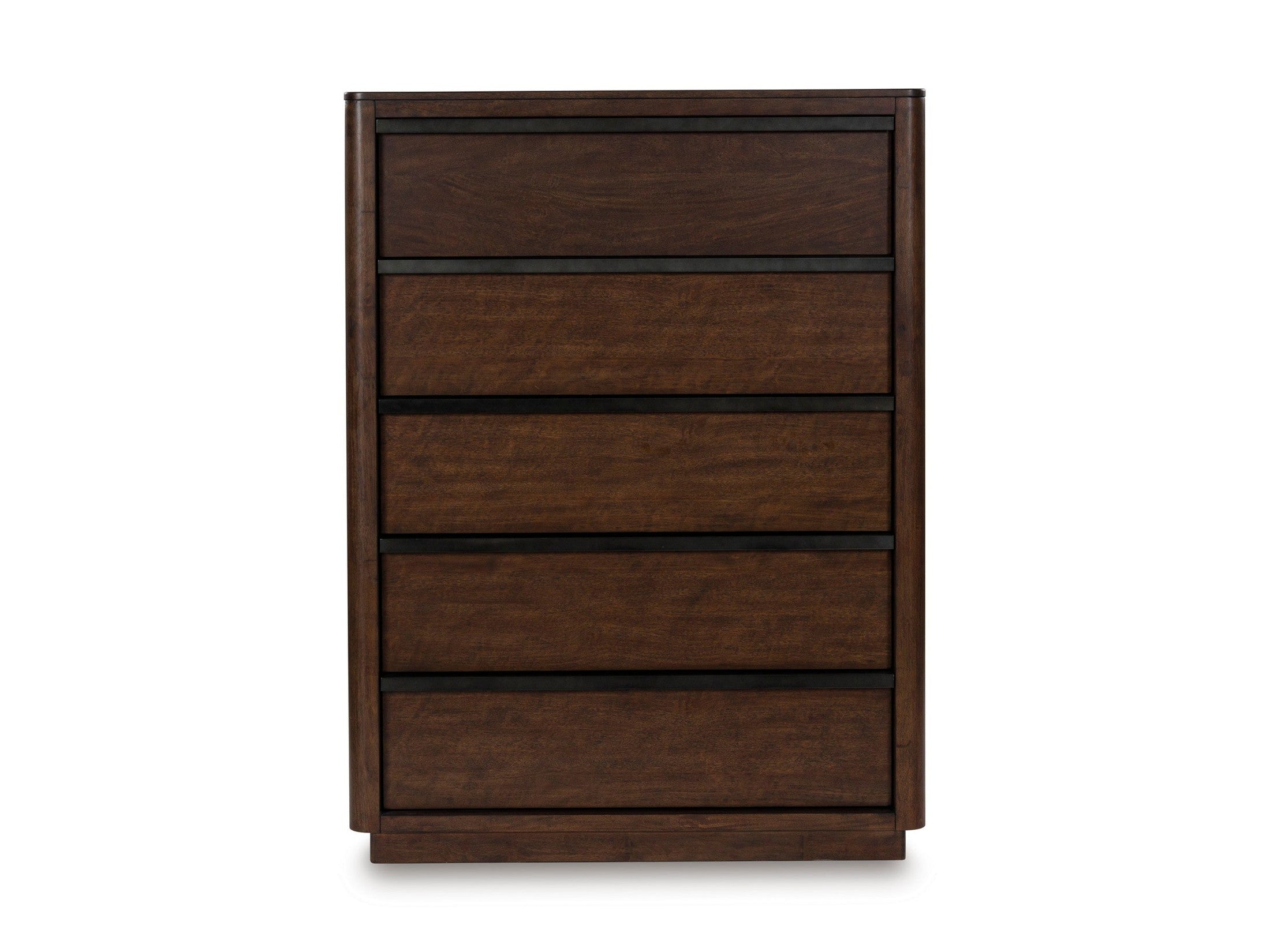 Dilenno Dark Brown Five Drawer Chest