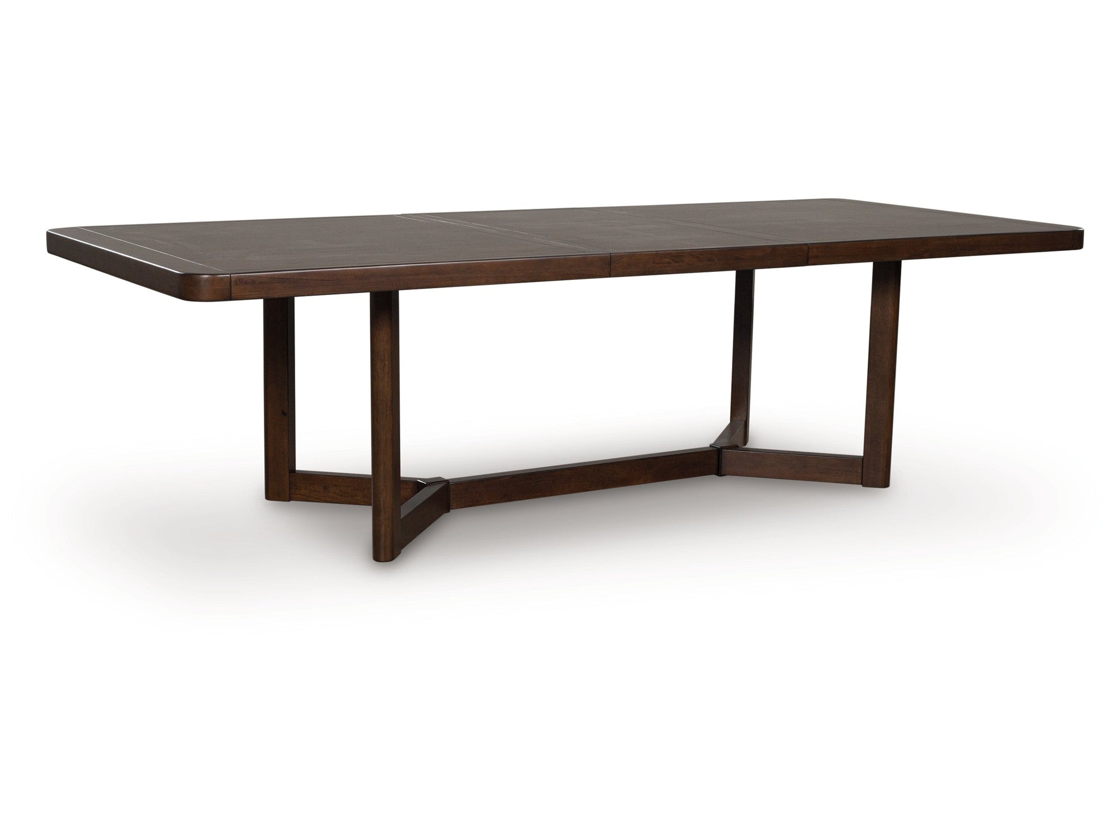 Dilenno Dark Brown RECT Dining Room EXT Table
