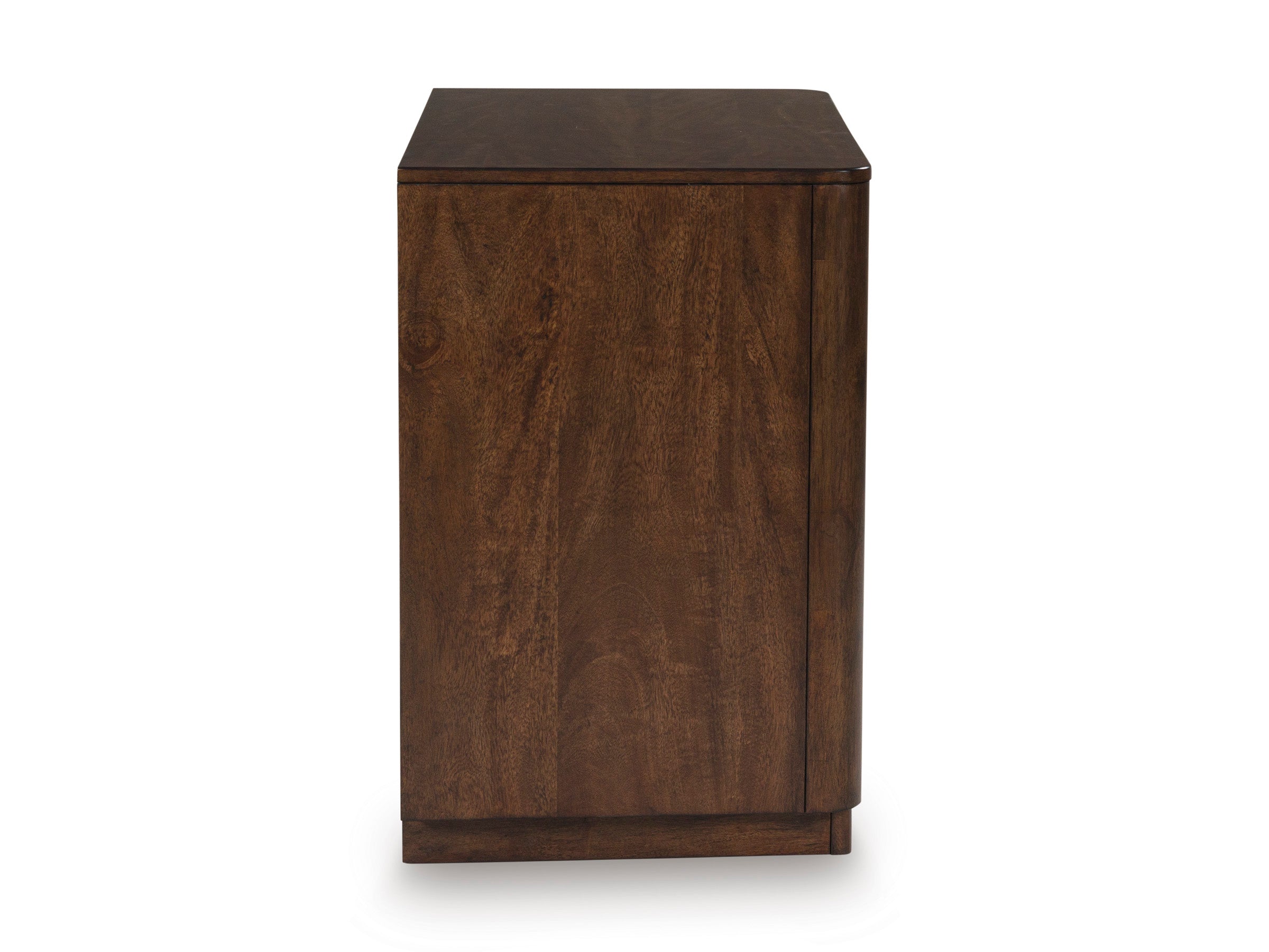Dilenno Dark Brown Two Drawer Nightstand
