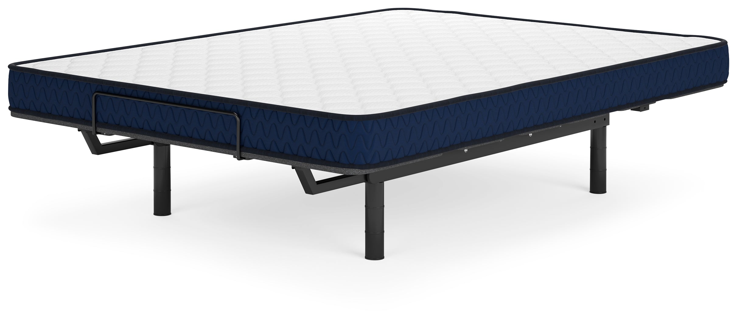 Dinsmore Black/Gray Twin over Twin Bunk Bed & 2 Mattresses