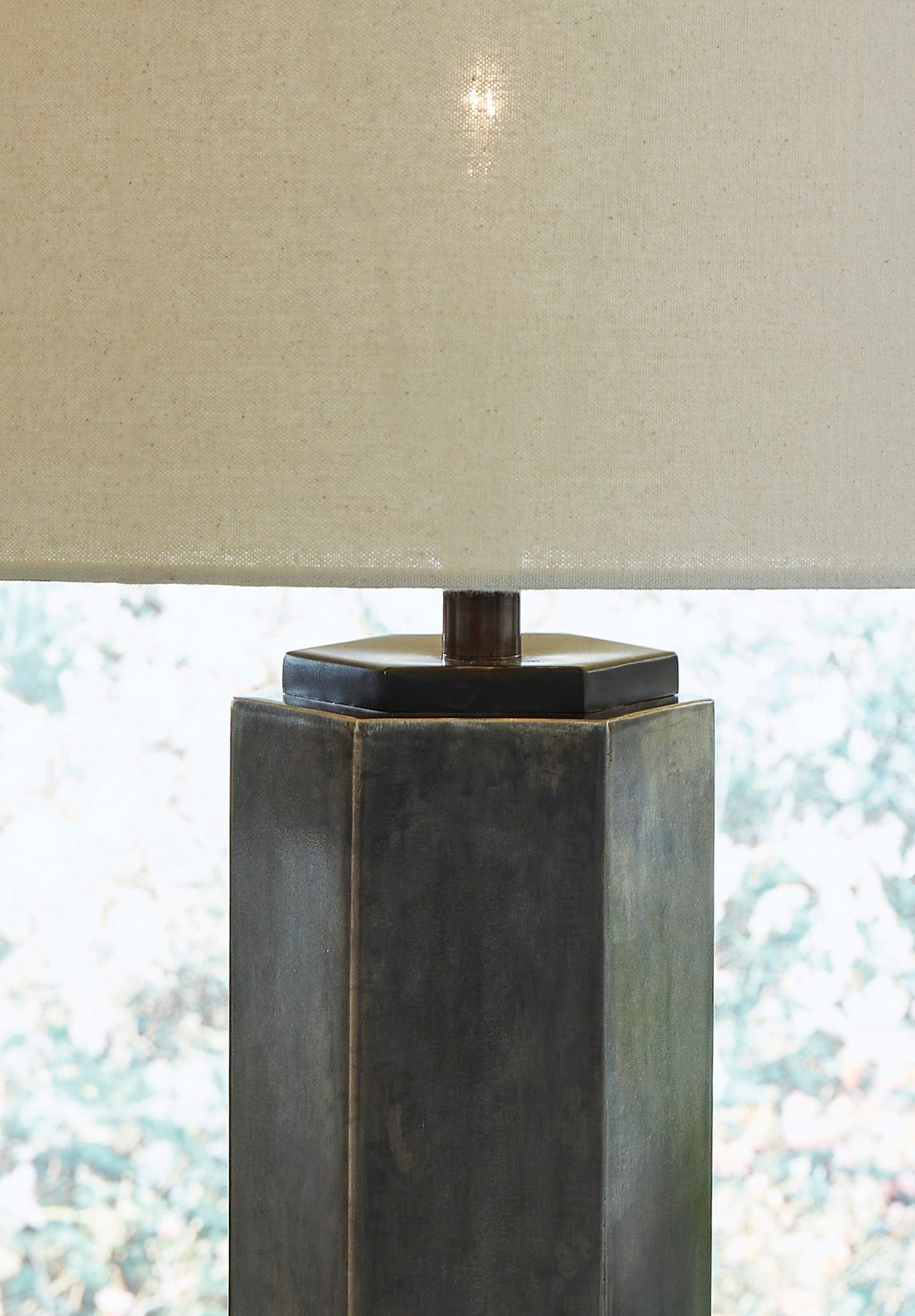 Dirkton Antique Pewter Accent Lamp