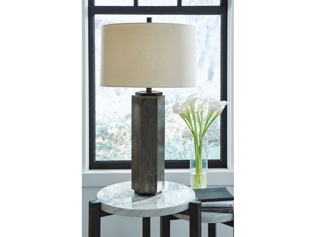 Dirkton Antique Pewter Accent Lamp