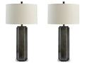Dirkton Antique Pewter Table Lamp (Set of 2)