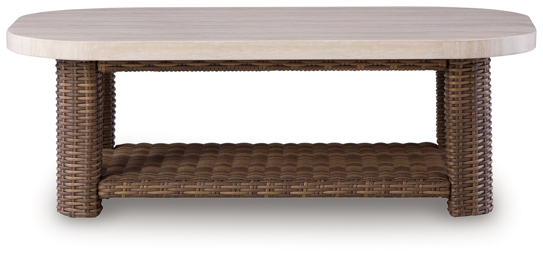 Dolan Creek Beige/Brown Rectangular Cocktail Table