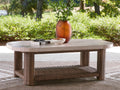 Dolan Creek Beige/Brown Rectangular Cocktail Table