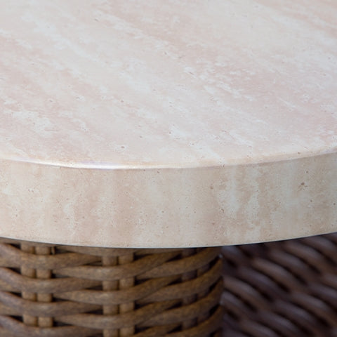 Dolan Creek Beige/Brown Square End Table