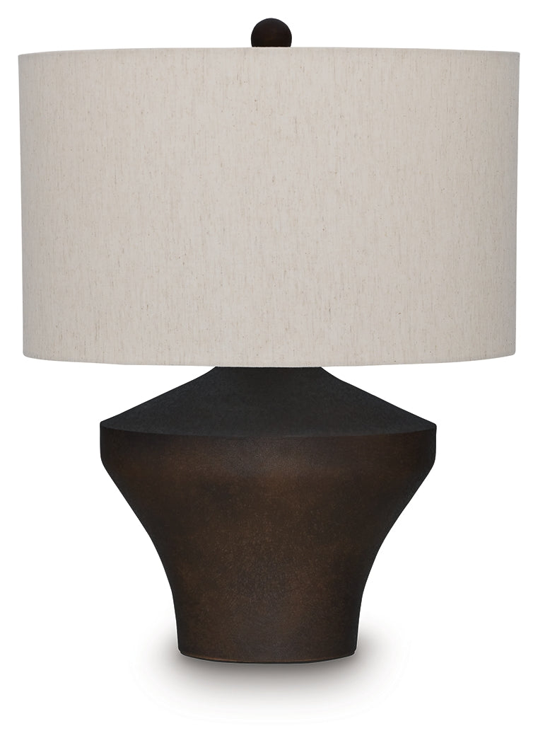 Dolanham Distressed Brown Table Lamp