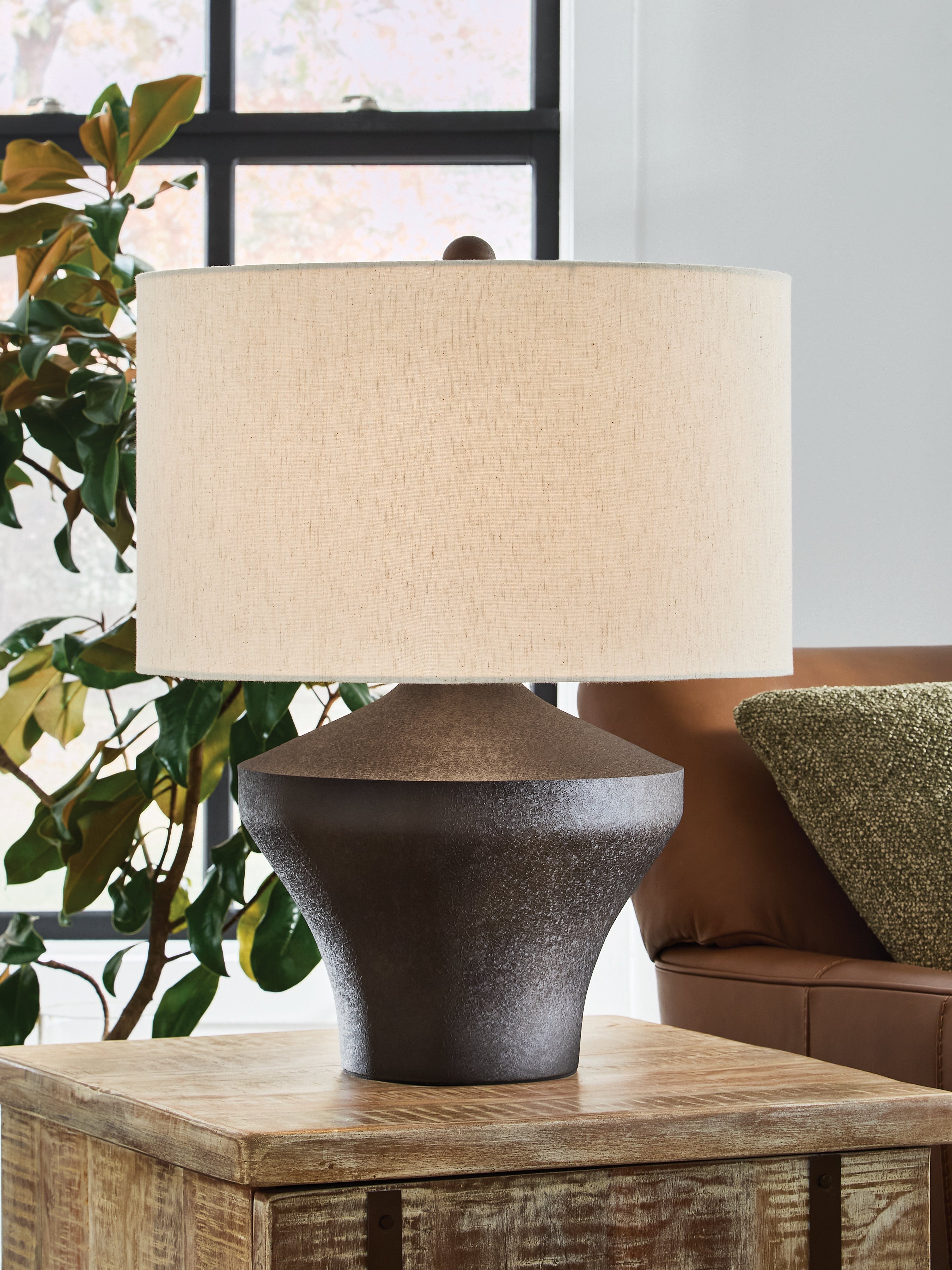 Dolanham Distressed Brown Table Lamp