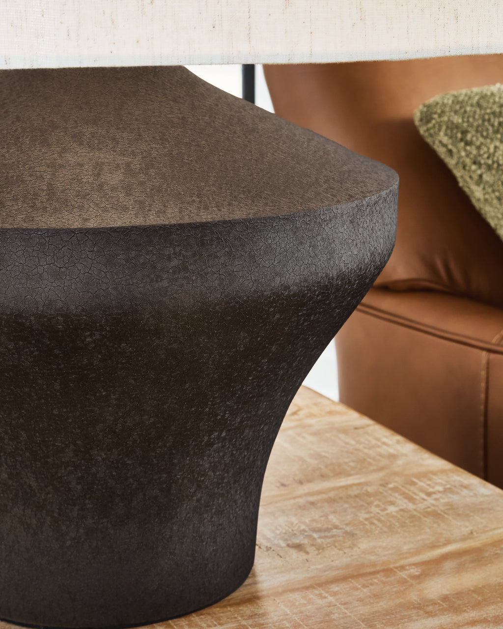Dolanham Distressed Brown Table Lamp