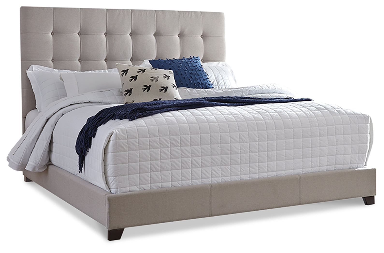 Dolante Queen Upholstered Bedroom Set, Beige