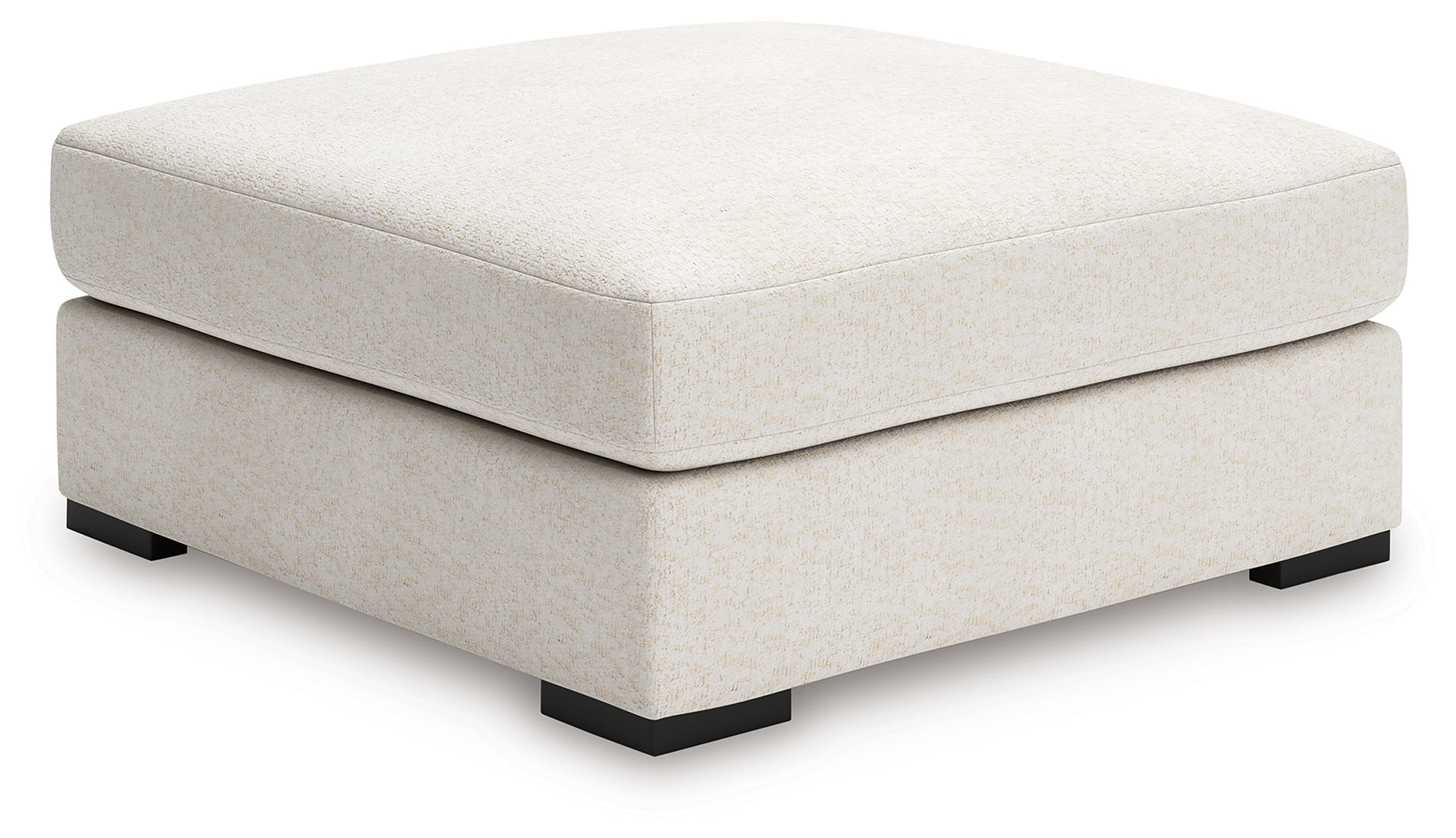 Donelson Creek Vanilla 5-Piece Sectional and 2 Oversized Ottomans