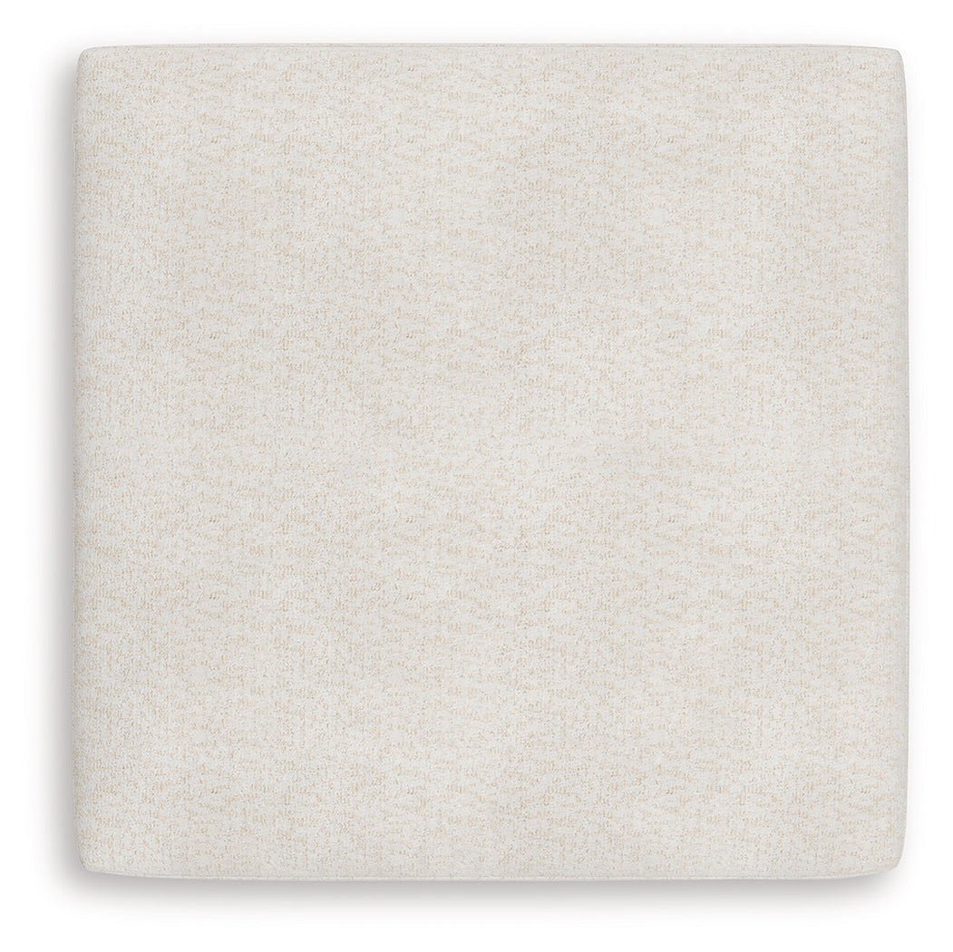 Donelson Creek Vanilla Oversized Accent Ottoman