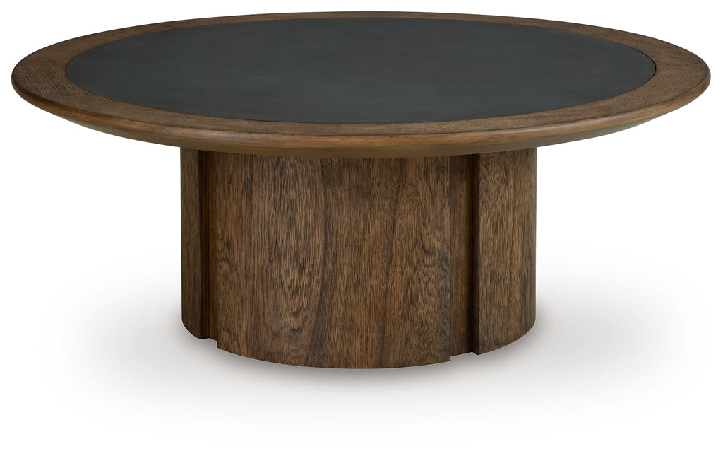 Dontayne Warm Brown Coffee Table