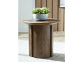 Dontayne Warm Brown End Table