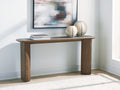 Dontayne Warm Brown Sofa Table