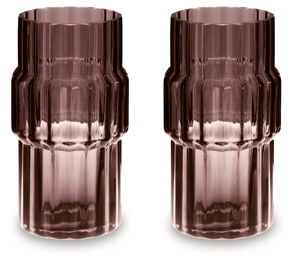 Dorlow Mauve Vase (Set of 2) (9.25"H)