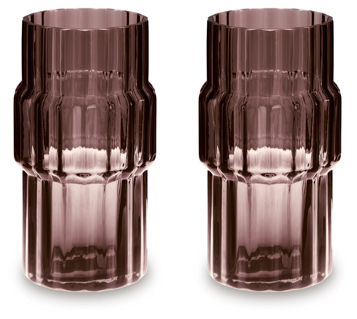 Dorlow Mauve Vase (Set of 2) (9.25"H)
