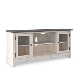 Dorrinson Antique White & Gray 60" TV Stand