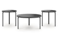 Dorylin Black Occasional Table Set (Set of 3)