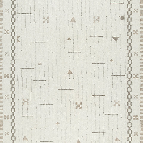 Dot Cream/Brown/Taupe Large Rug