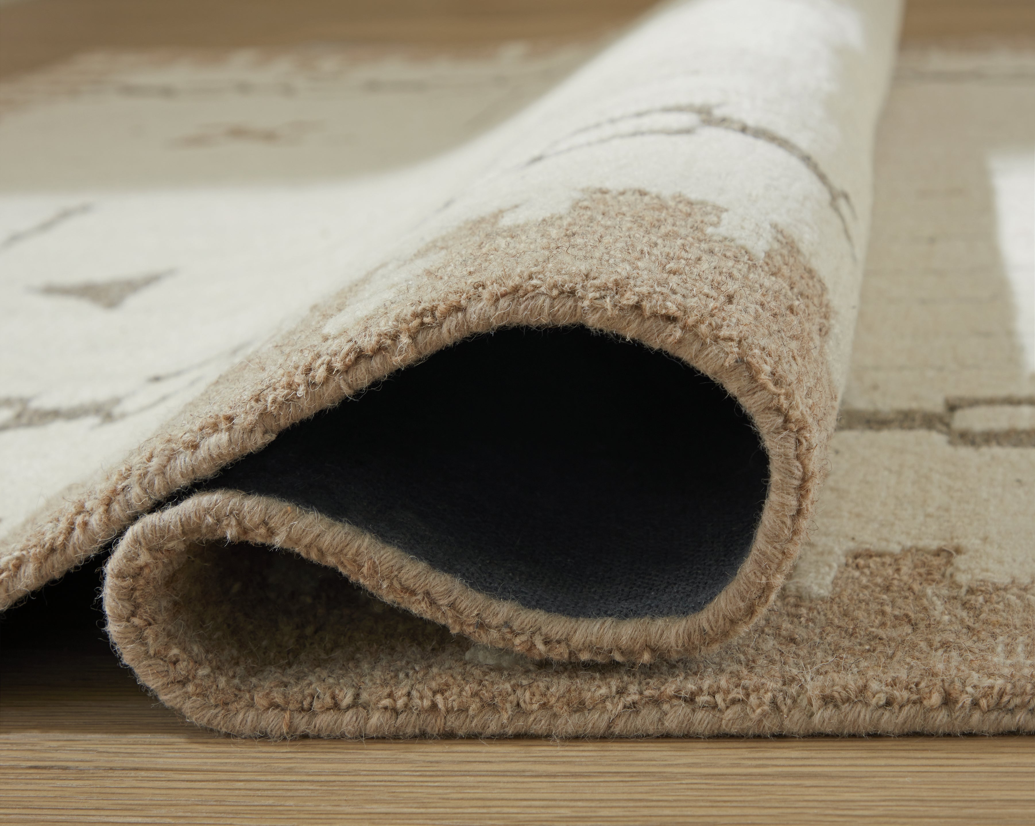 Dot Cream/Brown/Taupe Medium Rug