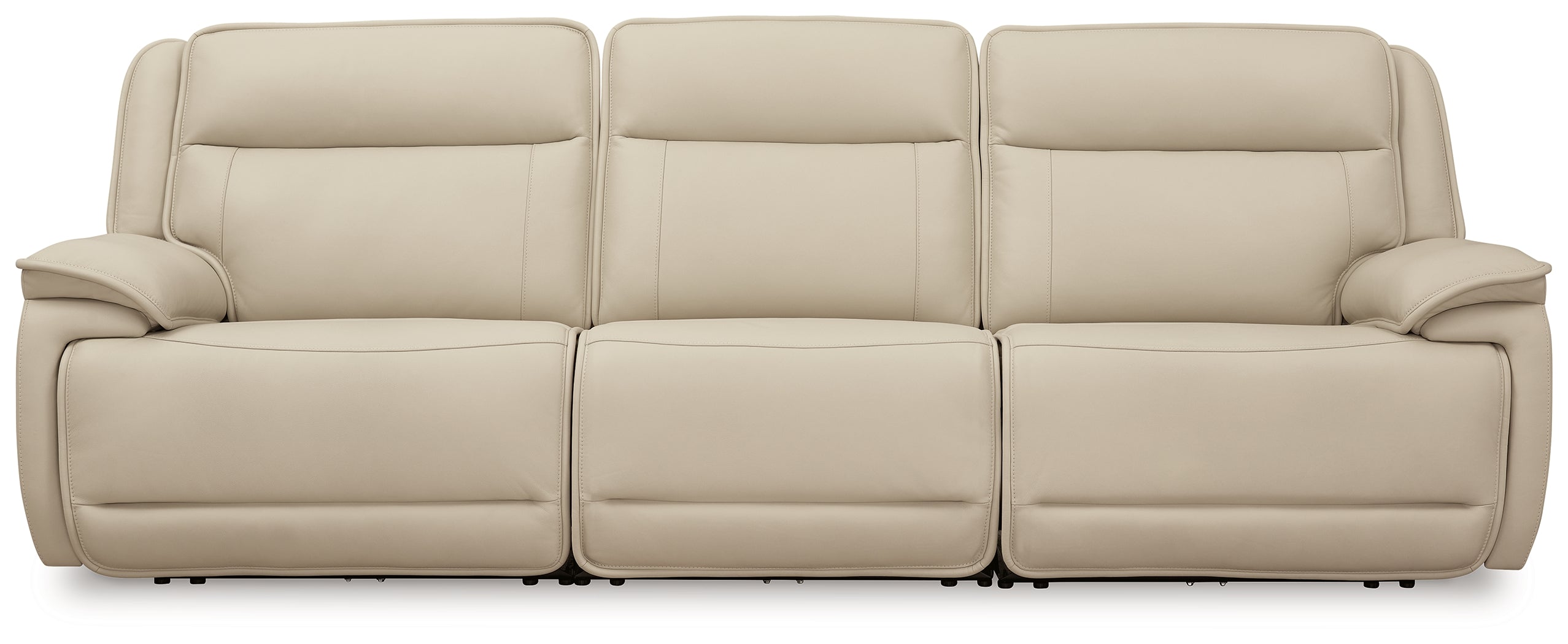 Double Deal Almond 3-Piece Power Reclining Sofa Sectional