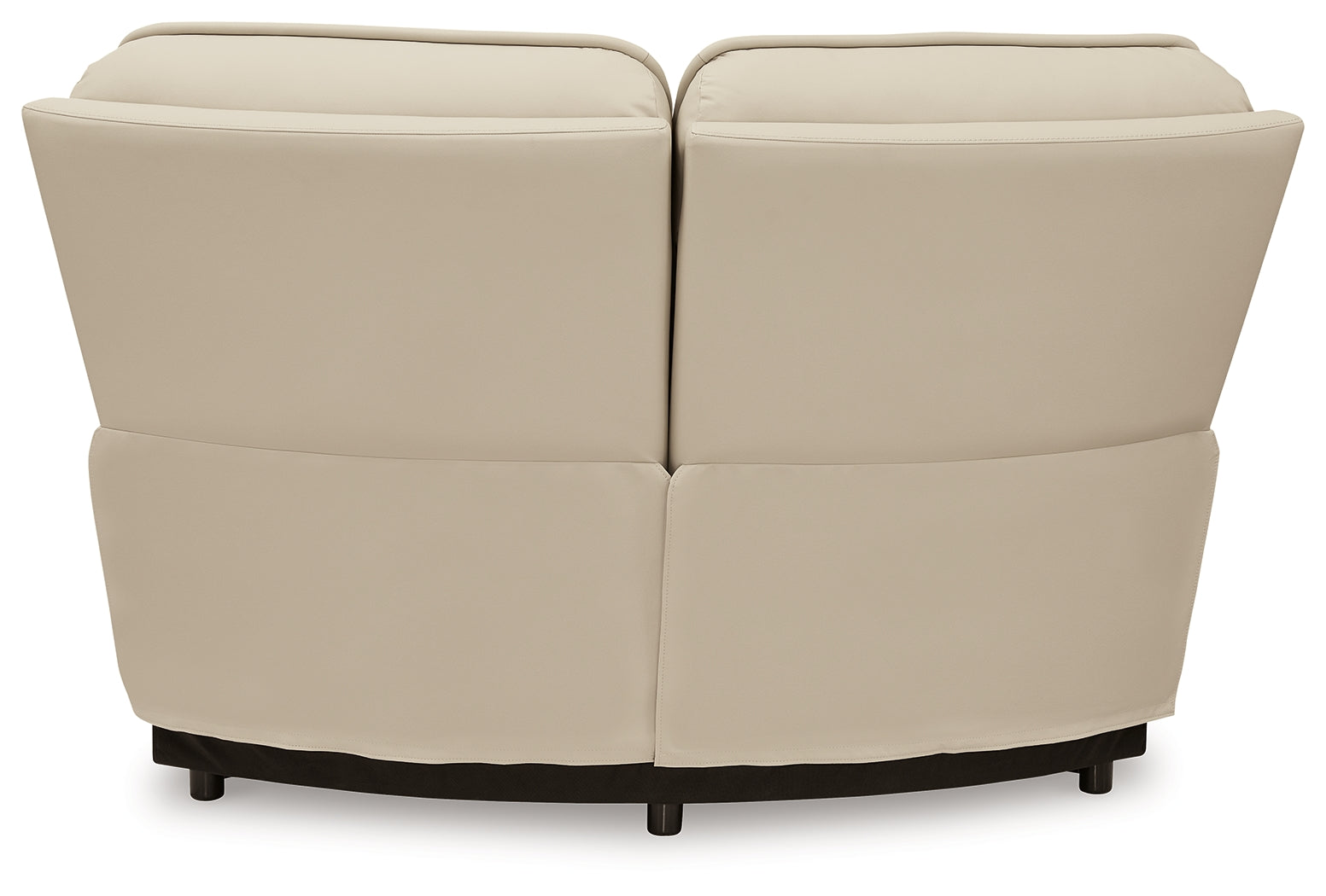Double Deal Almond 5-Piece Reclining Sectional with Console