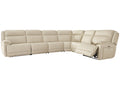 Double Deal Almond 6-Piece Reclining Sectional